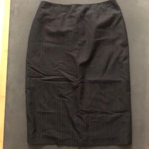 Caslon pinstripe lined pencil  skirt